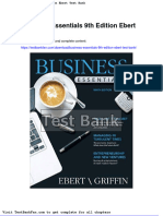 Dwnload Full Business Essentials 9th Edition Ebert Test Bank PDF