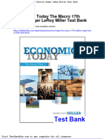 Dwnload Full Economics Today The Macro 17th Edition Roger Leroy Miller Test Bank PDF
