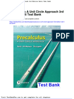 Dwnload Full Precalculus A Unit Circle Approach 3rd Edition Ratti Test Bank PDF