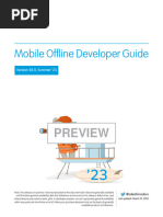 Mobile Offline Developer Guide - Summer 23