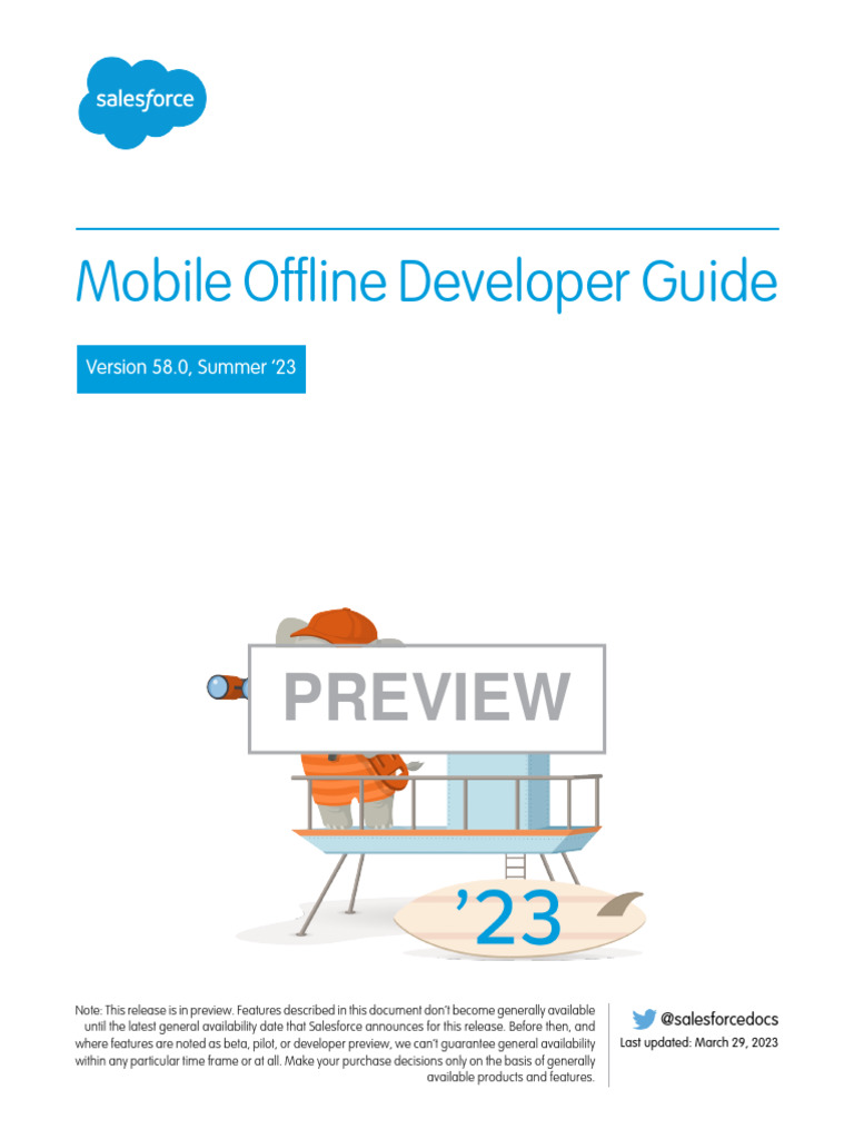 Mobile Offline Developer Guide - Summer 23 | PDF | World Wide Web ...
