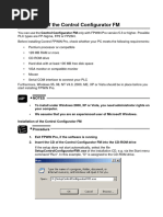 Control Configurator FM Installation - EN