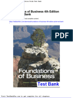 Dwnload Full Foundations of Business 4th Edition Pride Test Bank PDF