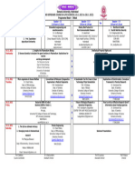 1st Week Schedule