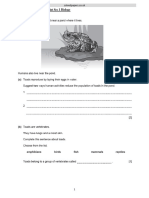 2022 17 Human Influences Checkpoint - Sec - 1 Biology