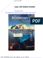 Dwnload Full Economy Today 15th Edition Schiller Test Bank PDF