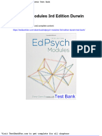 Dwnload Full Edpsych Modules 3rd Edition Durwin Test Bank PDF