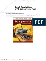 Dwnload Full Transportation A Supply Chain Perspective 7th Edition Coyle Test Bank PDF
