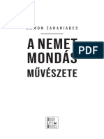 A Nemet Mondás Művészete