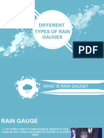 Different Types of Rain Gauge