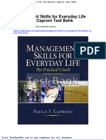 Dwnload Full Management Skills For Everyday Life 3rd Edition Caproni Test Bank PDF