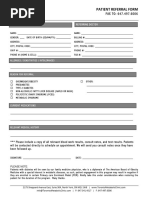 Tmc Referral Form