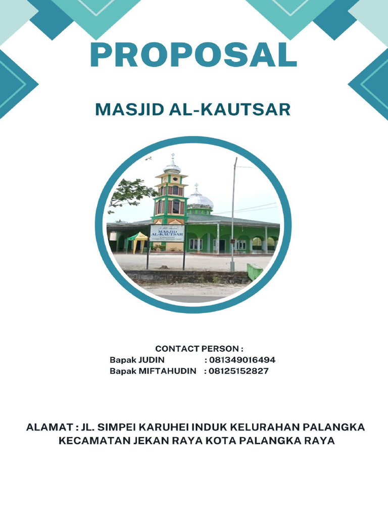 045 Proposal Masjid Kesra 2023 | PDF