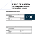 Caderno de Campo Melao