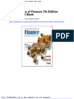 Dwnload Full Foundations of Finance 7th Edition Keown Test Bank PDF