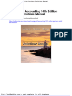 Dwnload Full Managerial Accounting 14th Edition Garrison Solutions Manual PDF