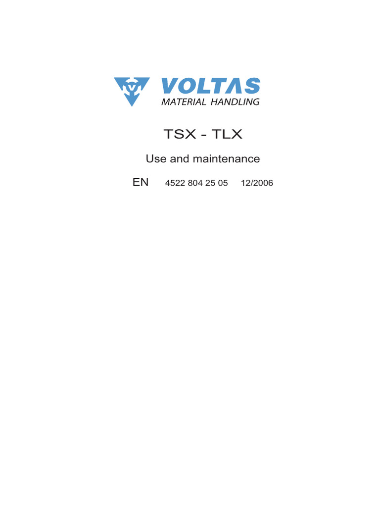 TSX-TLX - User and Maintenance Manual | PDF | Computers