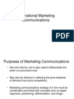 International Marketing Communications