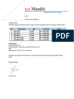 Penawaran Harga SA-1