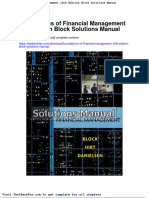 Dwnload Full Foundations of Financial Management 14th Edition Block Solutions Manual PDF