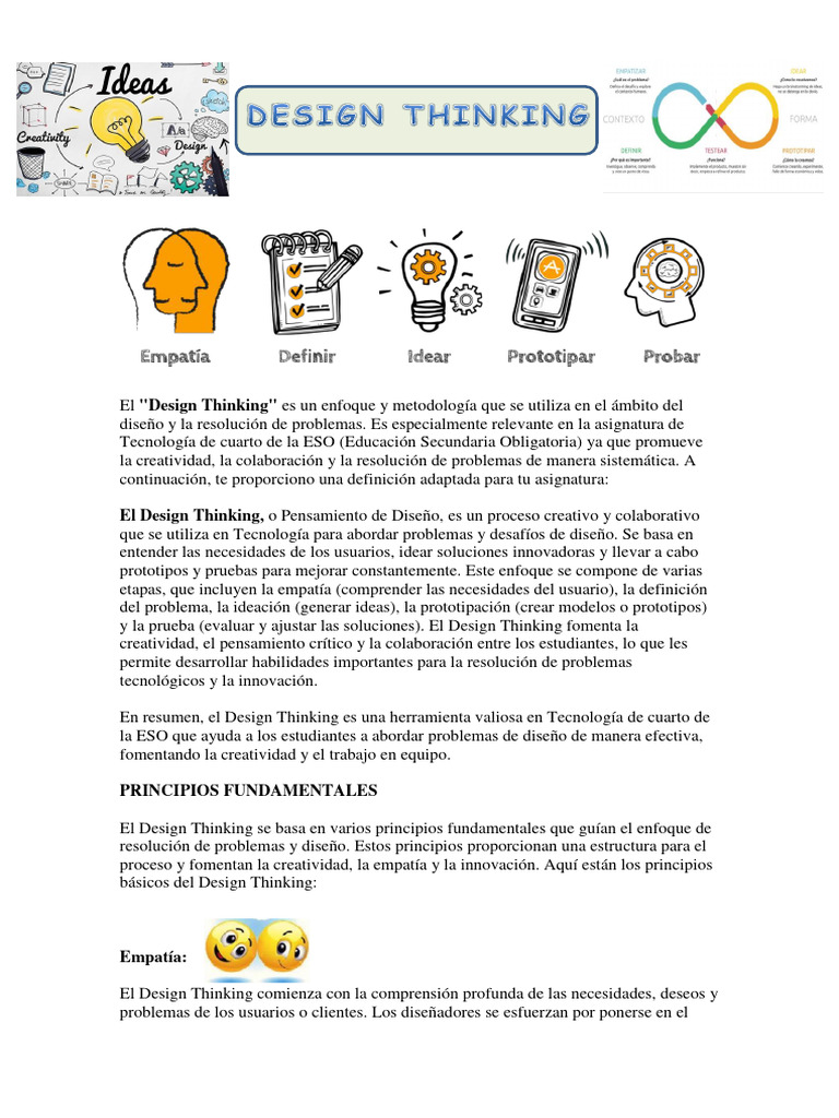 Design Thinking | PDF | El pensamiento de diseño | Ciencia cognitiva