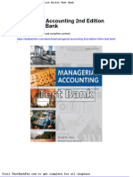 Dwnload Full Managerial Accounting 2nd Edition Hilton Test Bank PDF