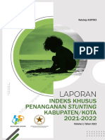 Laporan Indeks Khusus Penanganan Stunting Kabupaten Kota 2021 2022