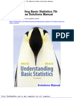 Dwnload Full Understanding Basic Statistics 7th Edition Brase Solutions Manual PDF
