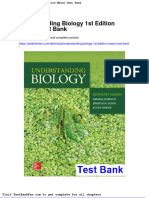 Dwnload Full Understanding Biology 1st Edition Mason Test Bank PDF