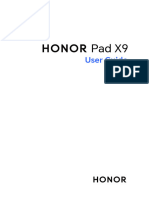 HONOR Pad X9 User Guide - (MagicOS 7.1 - 01, En)