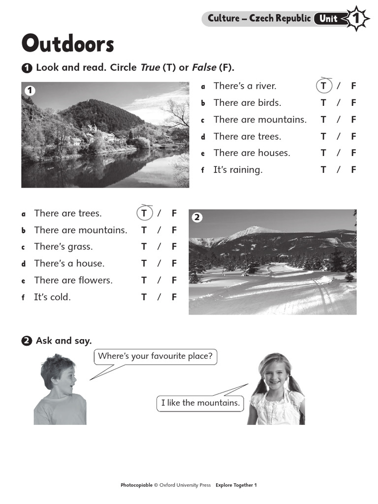Explore Together 1 Unit Tests PDF | PDF | Clothing | Fashion