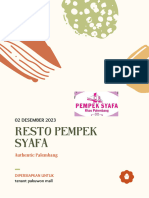 Proposal Bisnis Pempek Syafa