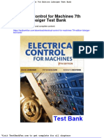 Dwnload Full Electrical Control For Machines 7th Edition Lobsiger Test Bank PDF