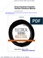 Dwnload Full Electrical Wiring Industrial Canadian 5th Edition Herman Solutions Manual PDF