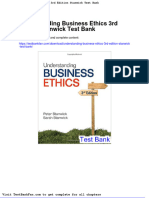 Dwnload Full Understanding Business Ethics 3rd Edition Stanwick Test Bank PDF