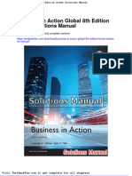 Dwnload Full Business in Action Global 8th Edition Bovee Solutions Manual PDF