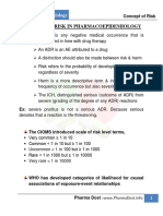 1.3 Concept of Risk in Pharmacoepideomology - Pharmacoepidemiology and Pharmacoeconomics