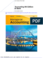 Dwnload Full Managerial Accounting 9th Edition Crosson Test Bank PDF