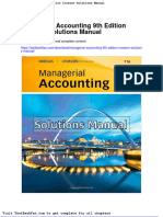 Dwnload Full Managerial Accounting 9th Edition Crosson Solutions Manual PDF