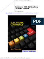 Dwnload full Electronic Commerce 10th Edition Gary Schneider Solutions Manual pdf