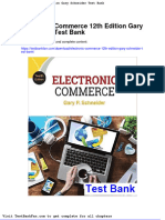 Dwnload Full Electronic Commerce 12th Edition Gary Schneider Test Bank PDF