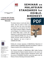 Bird Nest Brochure SIRIM Oct 2011