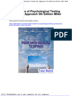 Dwnload Full Foundations of Psychological Testing A Practical Approach 5th Edition Miller Test Bank PDF