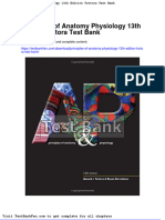 Dwnload Full Principles of Anatomy Physiology 13th Edition Tortora Test Bank PDF