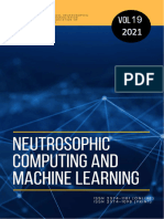 Neutrosophic Computing and Machine Learning, Vol. 19