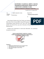 Surat Permberitahuan Pelatihan Saksi