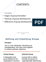 Foundations of Group Behaviour