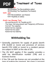 WHT and Vat (Payable and Receivable) | PDF | Debits And Credits | Value ...