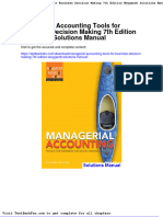 Dwnload Full Managerial Accounting Tools For Business Decision Making 7th Edition Weygandt Solutions Manual PDF
