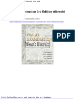 Dwnload Full Fraud Examination 3rd Edition Albrecht Test Bank PDF